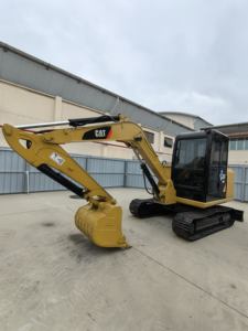 Mini excavadoras de segunda mano 6 toneladas usadas Cat 303 304 305 306 307 Excavadora hidráulica sobre orugas Cat306E2 para la venta - Product Image 3