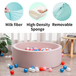 <span class=keywords><strong>Piscine</strong></span> <span class=keywords><strong>à</strong></span> balles ronde pliable en mousse souple pour tout-petits, parc de jeu intérieur unisexe avec balles océaniques, ensemble de jeu pour enfants - Product Image 3