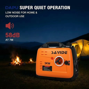 3kW 4-Stroke Gasoline <b>Generator</b> 3000W Ultra Quiet Portable Power Station for Camping Home Emergency Backup - Product Image 4