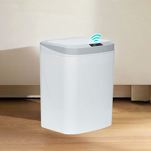 Couvercle pivotant sans contact de 16 gallons, <span class=keywords><strong>50</strong></span> <span class=keywords><strong>L</strong></span>, <span class=keywords><strong>poubelle</strong></span> intelligente pour compost recyclé, poubelles, <span class=keywords><strong>poubelle</strong></span> de recyclage - Product Image 1