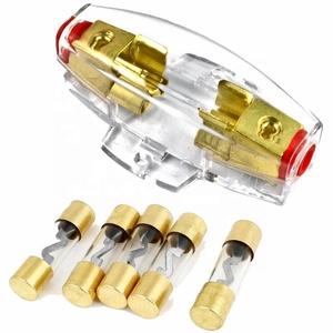 Portafusibile Impermeabile Con 10 Fusibili AGU 30A – Per Auto, Audio, Amplificatori, Allarmi