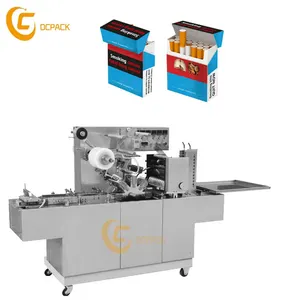 Automatic 3D Transparent Film Wrapping Cigarettes Box Packing Machine