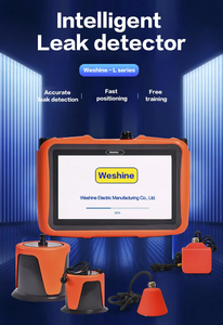 อุปกรณ์ตรวจจับการรั่วไหลของท่อน้ำใต้ดิน Weshine Electronic ความแม่นยำสูง 0.2% IP55 หน้าจอ LCD 7 นิ้ว สำหรับการทดสอบ - Product Image 4