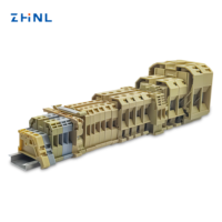 Connecteur de bornier en ligne à ressort série PT, type ressort à insertion, pour rail DIN