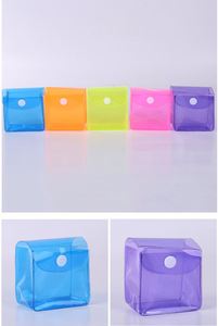 Customized PVC Transparent <b>Small</b> Three Dimensional <b>Blind</b> Box Storage Snap Bag - Product Image 3