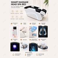 Fauteuil de coiffure portable de luxe moderne thaïlandais pour salon, lit de lavage, fauteuil de massage électrique 4D pour le corps entier et le spa capillaire, salle de bain, salle de sport
