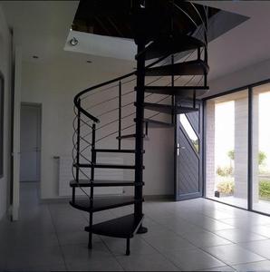 <span class=keywords><strong>JGN</strong></span> Stair-1 Nueva escalera de caracol giratoria prefabricada. Escalera de metal para exteriores duradera y ecológica Diseño simple para - Product Image 4