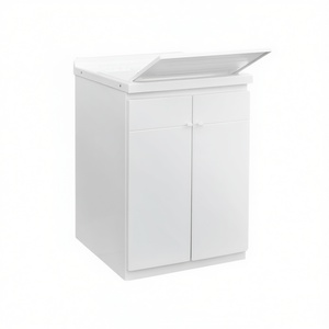 Mueble de Baño con Gabinete de ABS y Encimera de Polipropileno de 60 cm x 60 cm, 2 Puertas - Product Image 3