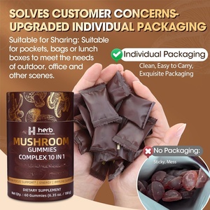 Oem/ODM Hữu Cơ nấm Enzyme Gummies với tùy chỉnh nhãn cải thiện bộ nhớ & Giấc ngủ 2 Gummies sức khỏe hàng ngày hỗ trợ cho người lớn - Product Image 3