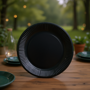 Platos de plástico D13 Reef, paquete de 8, redondos, para fiestas y eventos festivos - Product Image 2