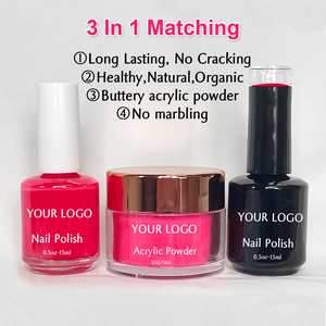 Venta al por mayor de fábrica 2000 cubierta de color desnudo 3 en 1 esmalte de <span class=keywords><strong>uñas</strong></span> de Gel UV y polvo de inmersión Dip Powder Nail <span class=keywords><strong>Kit</strong></span> - Product Image 2
