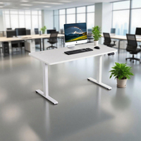 Meubles de bureau, bureau assis-debout, hauteur réglable, cadre de bureau électrique réglable en hauteur, bureau intelligent