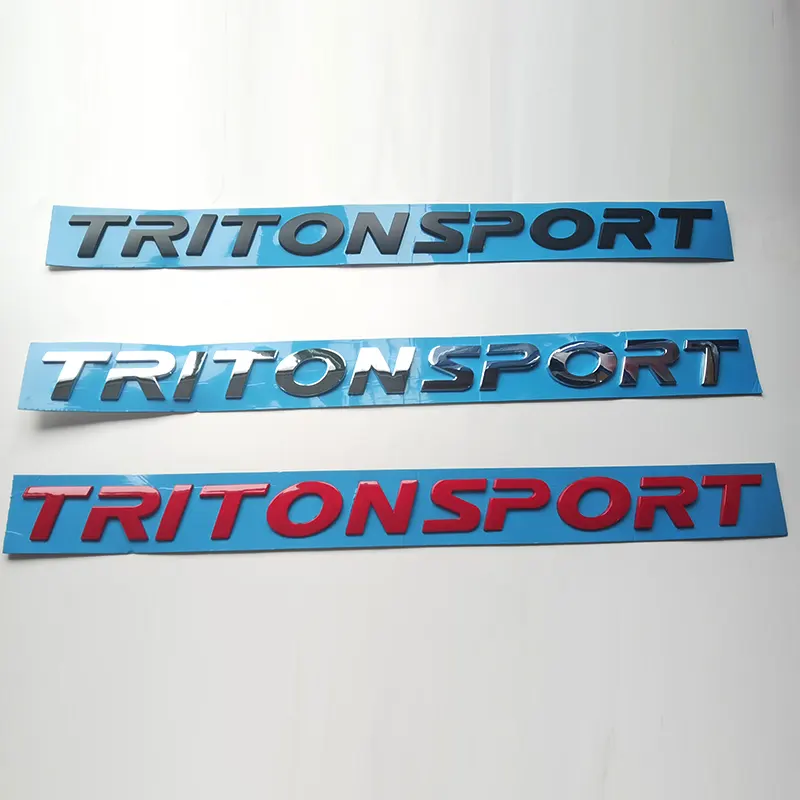 Tritonsport mui xe phía trước trang trí biểu tượng Huy hiệu logo Decal tên nơi sticker cho MITSUBISHI TRITON thể thao L200 L300