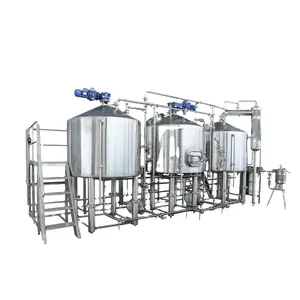 Stainless Steel Microbrewery 1000 Liter Brewing Equipment 1000 Liter Complete Line Brewery Plant For Sale