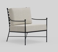Personnalisable en aluminium salon extérieur métal chaise longue confort coussin jardin patio meubles