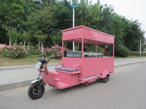 Triciclo Elettrico per Gelati e Snack, Piccolo Veicolo Elettrico Omologato con Batteria da 60V, 7 Posti, per Distribuzione su Strada, Disponibile a Guangdong, Shanghai, Brasile - Product Image 1