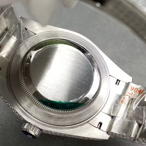 Luxury full-<b>diamond</b> 41mm 3235 automatic movement 904L carbon-silicon <b>diamond</b> mechanical <b>watch</b> for men women with custom logo - Product Image 4