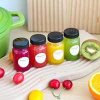 Botol Kaca Shot Glass 2oz 60ml untuk Jus Jahe, Sirup, dan Minuman, Botol Sampel Minuman