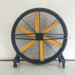 Ventilador de Tambor de Alta Potencia, Diámetro 1.2m 1.5m 2m, Venta Directa de Fábrica, Aspas Grandes de Aluminio, HVLS, Ventilador Portátil de Gran Volumen de Aire - Product Image 5