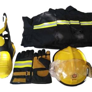 Tenue de pompier EN CE, <span class=keywords><strong>casque</strong></span>, combinaison, SCBA, bottes et autres composants, tenue de pompier - Product Image 1