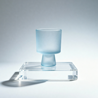 Gobelet en verre esthétique, gobelet à lait en verre 201-300 ml, adapté aux boissons et aux glaces, compatible lave-vaisselle