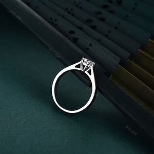 Bague de mariage Dylam Zircon, bagues de fiançailles simplistes, diamant Moissanite, vintage, éthique, meilleures entreprises de bagues, moitié prix - Product Image 5