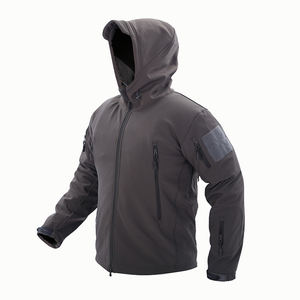 FLYSKI Veste à fermeture éclair coupe-vent respirante et imperméable de 10,000mm pour hommes pour le camping, la randonnée et la pêche ultralégère - Product Image 1