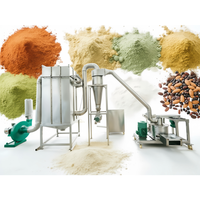 Broyeur automatique à moteur pour herbes et épices avec système de collecte des poussières pour la transformation alimentaire, équipement de broyage ultra-fin pour épices sèches