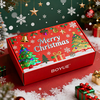 Caja de Embalaje Rígida de Lujo Personalizada con Tirador para Productos de Cuidado de la Piel, Perfumes y Sets de Regalo Navideños