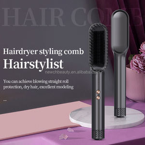 Peigne lisseur multi-<span class=keywords><strong>cheveux</strong></span> électrique <span class=keywords><strong>Brosse</strong></span> à <span class=keywords><strong>cheveux</strong></span> bigoudi Styler Hot Rapid Heating Blow Straighten Hair One Step <span class=keywords><strong>Brosse</strong></span> sèche-<span class=keywords><strong>cheveux</strong></span> - Product Image 5