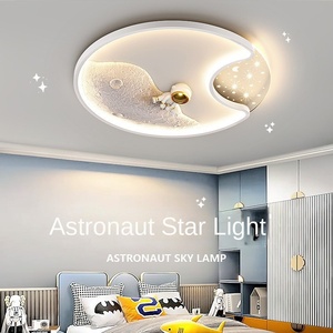 <span class=keywords><strong>Chambre</strong></span> d'enfant lumière Protection des yeux plafonnier dessin animé planète Spaceman astronaute garçon fille <span class=keywords><strong>chambre</strong></span> lumières - Product Image 5