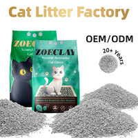 Lettiera per Gatti in Bentonite di Calcio ad Alto Assorbimento, Agglomerante Rapida, a Basso Contenuto di Polvere, Deodorante, 5kg