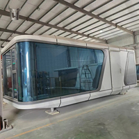 Maison préfabriquée en capsule de conception luxueuse avec système intelligent, étanche et moderne, pour villa et atelier