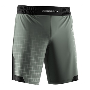 Shorts de combat double couche à compression, soutien musculaire, séchage rapide et respirant, coupe haute fendue pour des performances explosives - Product Image 6