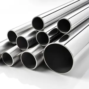 Custom High Quality 201 304 304L 316 316L SS Round Pipe/ Tube Tubing Priceshot Sale ERW Welding Line Type Stainless Steel 1 Ton