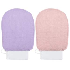 Meilleure Vente Gant de Bain Turc en Soie Pure 100% Naturelle, Écologique et Biodégradable, Exfoliant Corporel, Brosse de Massage et de Gommage - Product Image 1