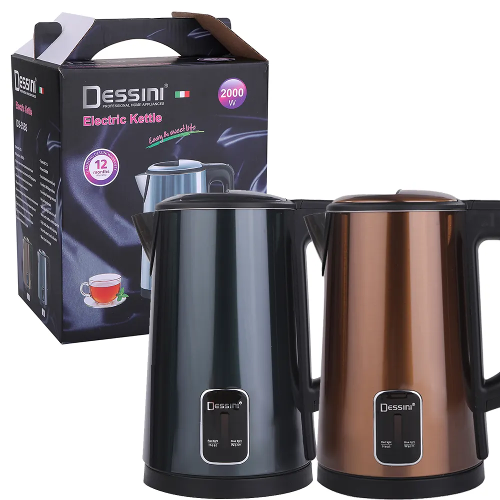 Dessini Modern Design Economic Keep Warm Electric Water Cook Kettle Price Good Quality Kettle