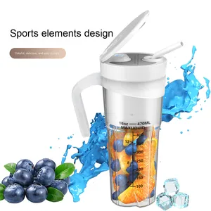 Portable Mini Electric <b>Juice</b> <b>Machine</b> for Household Use New 500ml Capacity 6 Stainless Steel Blades USB Charging English - Product Image 5