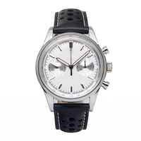 Maßgefertigte Seagull St2130 Automatik-Chronograph Lederuhr Mechanische Uhr Hochwertige Seagull Herrenuhr