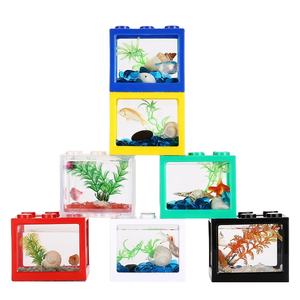 <span class=keywords><strong>Mini</strong></span> Portable WN Beta Fish Tank Personnalisé En Plastique Petit <span class=keywords><strong>Aquarium</strong></span> <span class=keywords><strong>Stand</strong></span> Haute Qualité En Métal Pet Carré Décoratif <span class=keywords><strong>Mini</strong></span> <span class=keywords><strong>Aquarium</strong></span> - Product Image 3