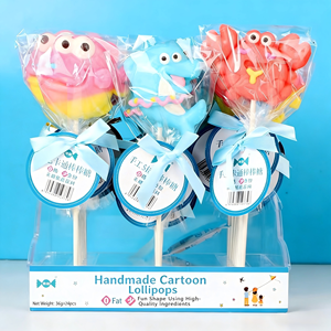 Sucettes d'algues marinées dures et fruitées de 36g (Ours arc-<span class=keywords><strong>en</strong></span>-ciel, Animaux, Fruits, Océan, Cœur rouge, <span class=keywords><strong>Petit</strong></span> lapin) <span class=keywords><strong>en</strong></span> boîte - Product Image 4