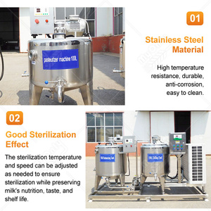 Мой пастеризатор из нержавеющей стали, 50 л, 100 л, машина для производства йогурта, небольшой резервуар для молока - Product Image 3