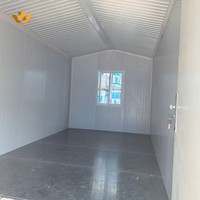 Casa Contenedor Prefabricada de 20 pies con Estructura de Acero Galvanizado, para Hotel, Taller, Vivienda y Almacenamiento de Energía