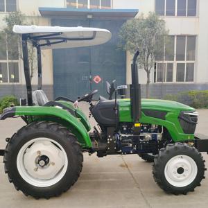 Tracteur agricole 4x4 vert à transmission par engrenages, 50 CV, auvent pare-soleil en option, adapté à l'agriculture, niveau de sécurité élevé - Product Image 5