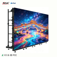 Armoire d'écran LED 500x1000, Affichage LED couleur intérieur/extérieur, pour festival de musique, fête de mariage et mur vidéo de fond de scène