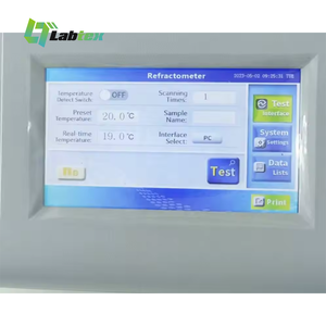 جهاز قياس الانكسار LABTEX الأوتوماتيكي ABBE وbrix ومحلل معامل الانكسار الثاني - Product Image 3