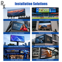 Pantalla LED Digital para Exteriores con Holograma 3D a Todo Color, Programable e Impermeable, Precio de Fábrica RX, para Centros Comerciales