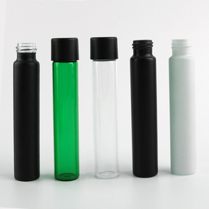 Tubos de Almacenamiento de Vidrio Portátiles de Tamaños Pequeños con Tapas CR para Impresión Privada, para Refrigerios, Dulces, Semillas de Flores - Product Image 1