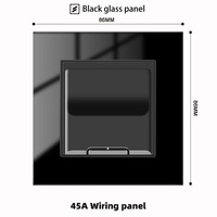 Appareil électroménager électrique, prise murale en verre avec interrupteur, compatible Royaume-Uni et Australie, type US, 118 interrupteurs muraux