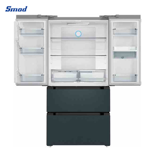 Home Stainless Steel No Frost Electronic French Door <b>Refrigerator</b> Side by Side <b>Refrigerator</b> With Water Dispenser - Product Image 4